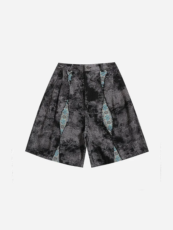 Aelfric Eden Tie Dye Patchwork Jorts