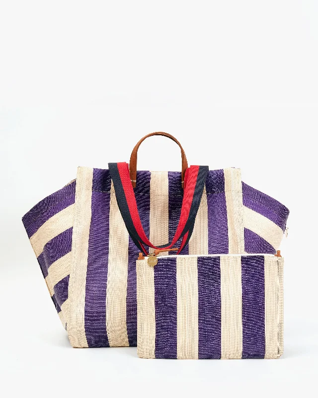 Beach Tote w/ Flat Clutch