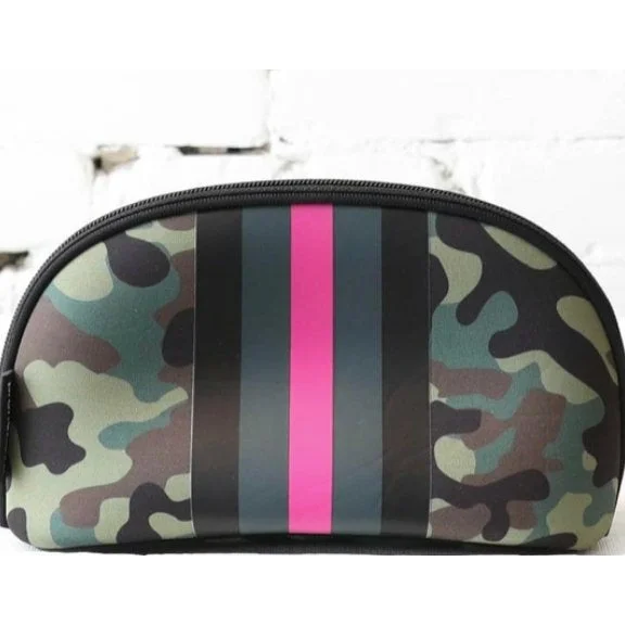 Clearance: Pink Army Cosmetic Bag