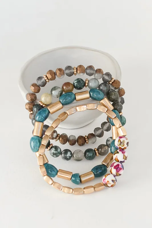 Hallie Beaded Bracelet Set