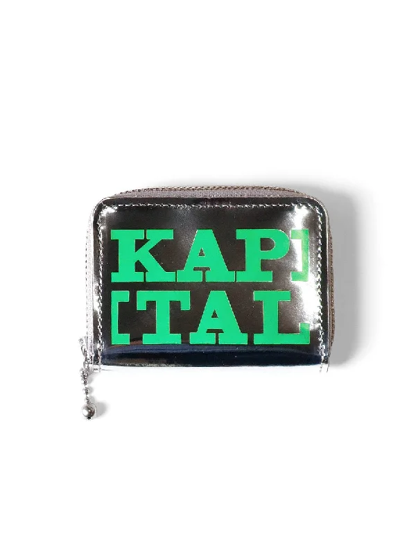 Kapital Mirrow Leather THUMBS-UP Mini Wallet - Green