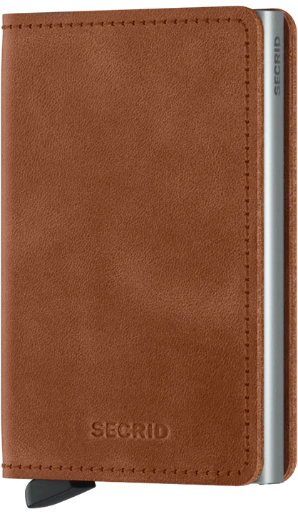 Secrid Slimwallet (Vintage Cognac-Silver)