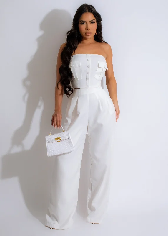 Day Radiance Pant Set White