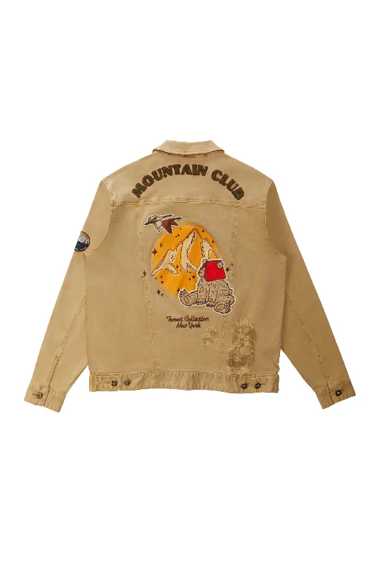 Outdoor Color Jean Jacket - Khaki