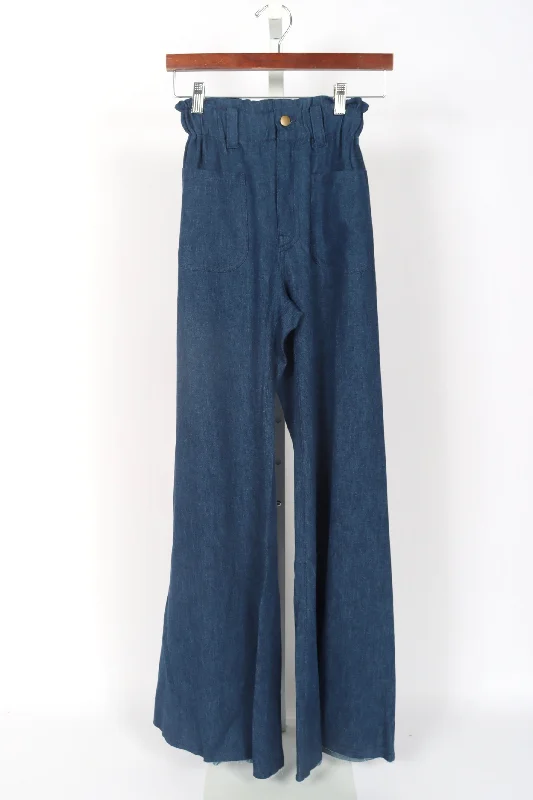 Tulip Wide Leg - Indigo Hemp Organic