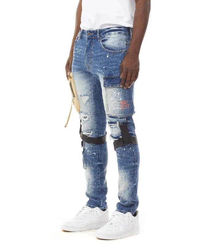 Utility Fashion Jeans - Bristol Blue