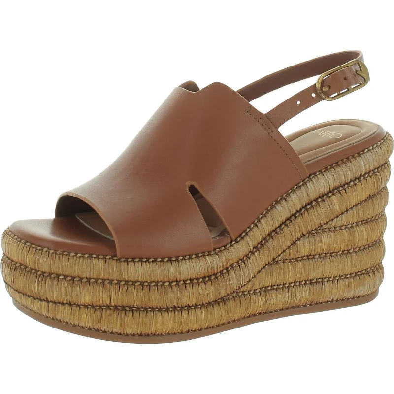 Tamryn Womens Leather Espadrilles