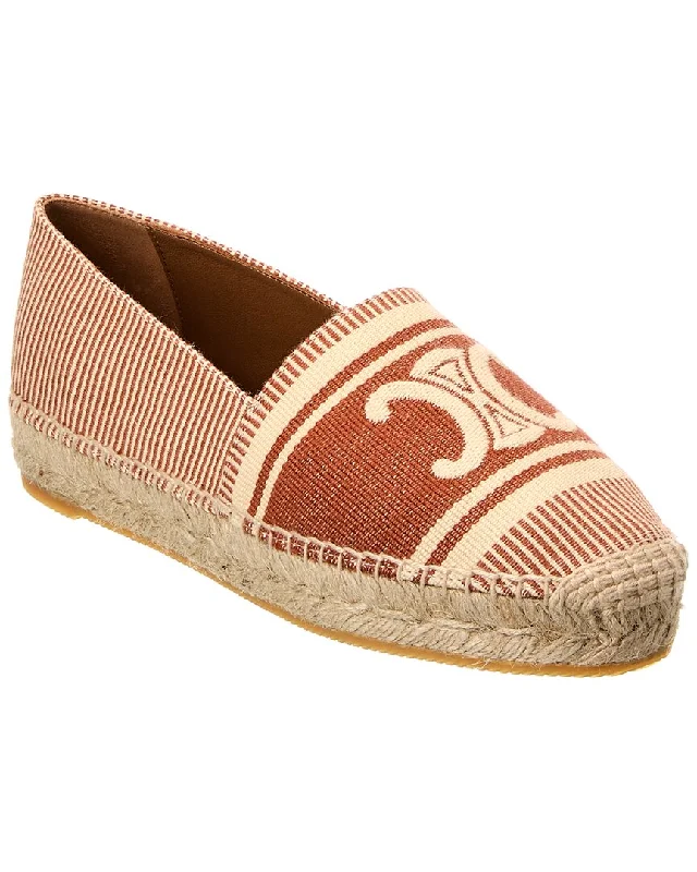 Celine Triomphe Canvas Espadrille