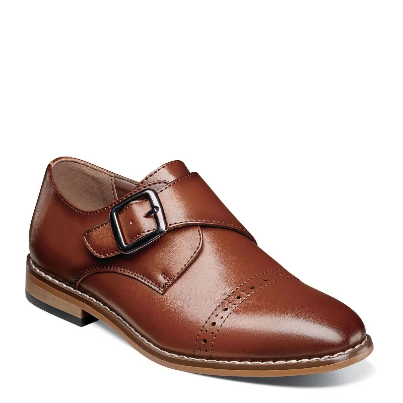 Boy's Stacy Adams, Desmond Monk Strap – Little Kid & Big Kid