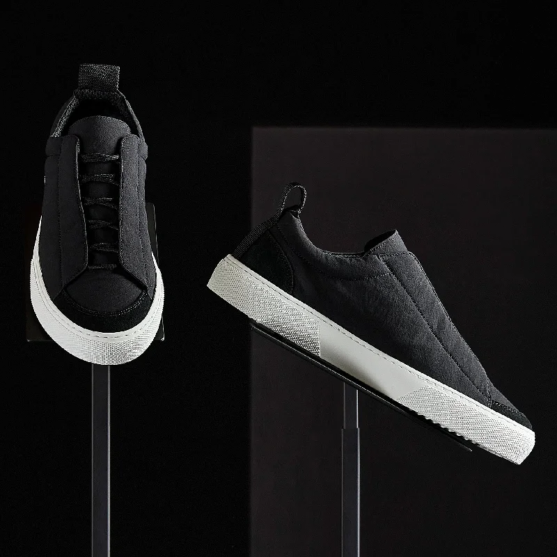 Women's Solstice Low Top Skate Sneaker - Black/Black