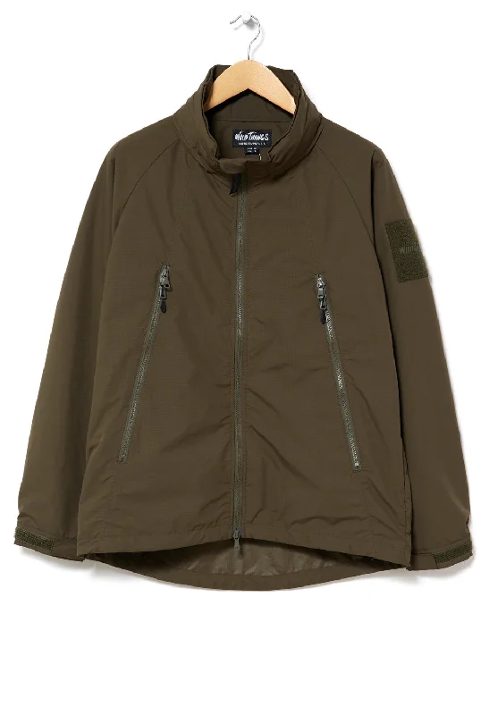 Men's Coats with Multi-Pocket DesignWild Things Men's Light Happy Jacket - Olive